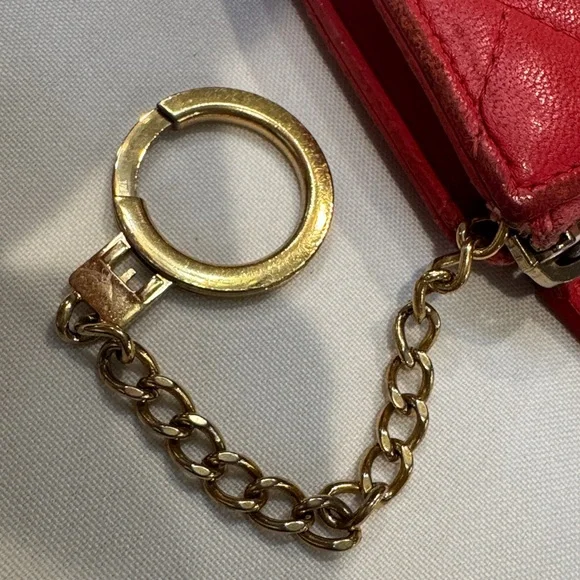 Authentic CHANEL Quilted Card Wallet